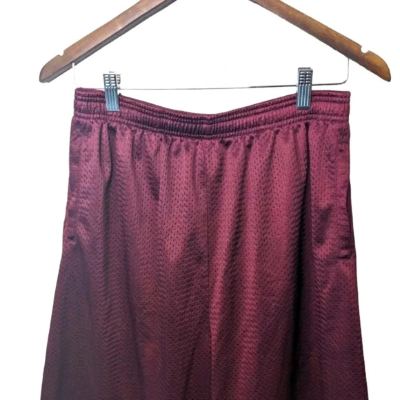 Brooks Maroon Mesh Training Shorts Mens Size Large - Picture 3 of 11